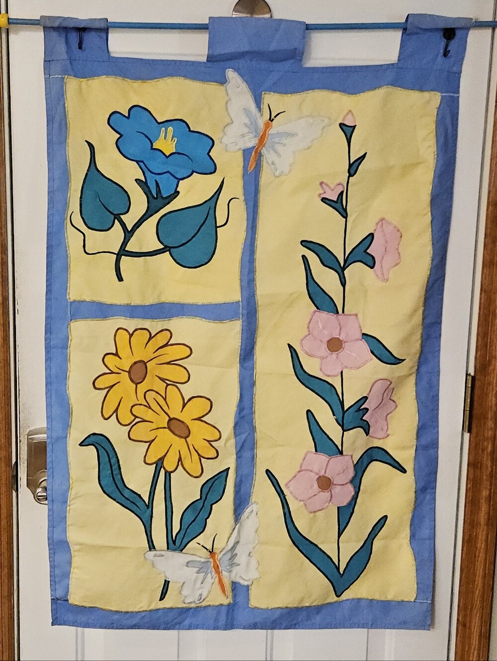 Summer Flower Panes Large Size Pole Flag